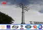 10kv-220kv tapered Steel Utility Pole electric power pole for transmission आपूर्तिकर्ता