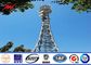 High Voltage Galvanized Steel Electric Monopole Telecommunication Tower आपूर्तिकर्ता