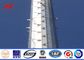 Square 160 ft Lattice Transmission Tower Steel Structure With Single Platform आपूर्तिकर्ता