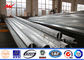 10m HDG Tapered Galvanised Steel Pole for 11kv Power Transmission / Square आपूर्तिकर्ता