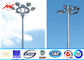 Custom Galvanized High Mast Light Pole with Double Luminaire Carriage Ring आपूर्तिकर्ता