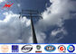 Conical 40ft 138kv Steel Utility Pole for electric transmission distribution line आपूर्तिकर्ता