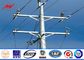 Octagonal 35FT 110kv Steel utility Pole with steel climbing rung for transmission line आपूर्तिकर्ता