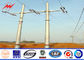 33 Kv High Tension Line Steel Tubular Pole Bitumen Protection आपूर्तिकर्ता