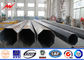 11.8m 500DAN ASTM A123 Galvanized Steel Pole , Commercial Light Poles आपूर्तिकर्ता