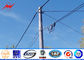 Professional Grade Three 128kv electric Steel Utility Pole 65ft 1000kg load आपूर्तिकर्ता