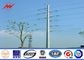 Galvanized Electric Polygona 50m Steel Transmission Poles Approved ISO9001 आपूर्तिकर्ता