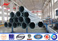 Polygonal Shape 200Dan Load 11M Height Galvanized Steel Pole With AWS D1.1 Welding Standard आपूर्तिकर्ता