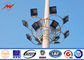 Outside Parking Lot Bitumen High Mast Tower 3mm 25m with Round Lamp Panel आपूर्तिकर्ता