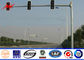 3m Expressway Traffic Light Pole , 1500mm Double Bracket Overpass Metal Light Poles आपूर्तिकर्ता