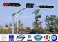 Windproof High Way 4m Steel Traffic Light Signals With Post Controller आपूर्तिकर्ता