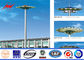 Gr65 Steel Tubular Pole High Mast Light Pole Single Double / Triple Arm For Stadium आपूर्तिकर्ता