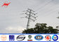 Conical 12.20m Pipes Steel Utility Pole For Electrical Transmission Power Line आपूर्तिकर्ता