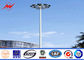 Stadium Lighting 36.6 Meters Galvanized High Mast Light Pole With 600kg Raising System आपूर्तिकर्ता