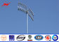 35M Polygonal High Mast Light Pole Sports Center Lighting With Winch System HPS Light आपूर्तिकर्ता