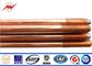 Pure Earth Earth Bar Copper Grounding Rod Flat Pointed 0.254mm Thickness आपूर्तिकर्ता