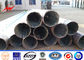 Outdoor Bitumen 20m African Galvanized Steel Power Pole with Cross Arm आपूर्तिकर्ता
