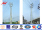 69kv Steel Utility Pole Galvanizatiom Street Light Pole 1 Mm To 36mm आपूर्तिकर्ता