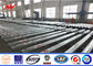 10-500kv Steel Transmission Pole Steel Power Pole For Line Projects आपूर्तिकर्ता