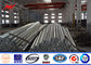 10-500kv Electrical Galvanized Steel Pole / durable transmission line poles आपूर्तिकर्ता