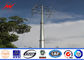 66 Kv Steel Electrical Power Pole / Transmission Pole High Steel Yield Strength आपूर्तिकर्ता