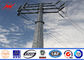 Galvanized Steel Utility Pole 13.4kv Powerful Transmission Line 160 Km / H 30 M / S आपूर्तिकर्ता
