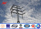 Electric Powerful IP65 Galvanised Steel Poles For Rural Electrical Projects आपूर्तिकर्ता