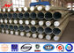 8 Sided 8mm 14m Metal Utility Poles Large Bearing Load For Steel Transmission Line आपूर्तिकर्ता