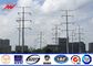 Tapered Two Section Steel Electrical Utility Poles ASTM A123 Galvanization Standard आपूर्तिकर्ता