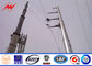 8m 10m 12m Electric Transmission Steel Power Pole Gr65 Tubular / Ladder Welded आपूर्तिकर्ता