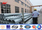 ISO Approval Single Circuit Galvanized Steel Power Pole 25 M 6mm Power Line Pole आपूर्तिकर्ता