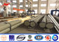 ASTM A123 220KV 12M Multi Side Bitumen Galvanised Steel Poles For Power Distribution आपूर्तिकर्ता
