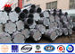 220 KV 16M Power Distribution Steel Transmission Poles AWS D1.1 Multi Sided Bitumen आपूर्तिकर्ता