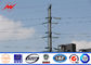 Medium Voltage Electric Power Pole AWS D 1.1 Steel Electrical Transmission Line Poles आपूर्तिकर्ता