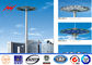 23m 3 Sections HDG High Mast Lighting Pole 15 * 2000w For Airport Lighting आपूर्तिकर्ता