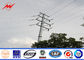 Round Steel Power Pole Multi - Pyramidal Distribution Line Electric Utility Poles आपूर्तिकर्ता