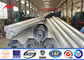 17M Round Tapered Galvanized Power Distribution Steel Transmission Poles AWS D1.1 आपूर्तिकर्ता
