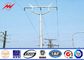 ASTM A123 Galvanized Standard Steel Power Pole Distribution 69 KV Power Line Pole आपूर्तिकर्ता
