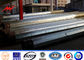 5 mm Thickness Galvanized Steel Power Line Pole With 50 Years Life Time आपूर्तिकर्ता