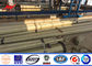 BV Certification 20M Galvanized Steel Pole Steel Power Poles For Power Transmission आपूर्तिकर्ता