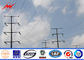 11m 5 KN Steel Power Pole Double Circuit Transmission Line Electric Utility Poles आपूर्तिकर्ता