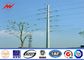 27m Gr65 High Voltage Electrical Power Pole Polygonal / Conical For Transmission Line आपूर्तिकर्ता