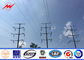 10m-20m Galvanised Steel Power Poles / Electric Transmission Line Poles Round Shape आपूर्तिकर्ता