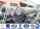 11M 2.5KN Octagonal Galvanized Steel Pole Bitumen Surface 34.5 KV Power Line Pole आपूर्तिकर्ता