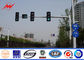6.5m Height High Mast Poles / Road Lighting Pole For LED Traffic Signs , ISO9001 Standard आपूर्तिकर्ता