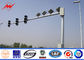 6.5m Height High Mast Poles / Road Lighting Pole For LED Traffic Signs , ISO9001 Standard आपूर्तिकर्ता