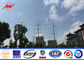 11KV 73KM Transmission Line Galvanized 4mm Electric Steel Pole with Bitumen आपूर्तिकर्ता