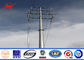 14m 850Dan Electrical Galvanized Steel Pole For Power Distribution Line आपूर्तिकर्ता