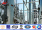 95FT NGCP Philippines Hot Dip Galvanization Steel Power Poles AWS D 1.1 आपूर्तिकर्ता