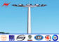 45M Galvanized Octagonal High Mast Light Pole Platform 80 nos LED Light For Stadium आपूर्तिकर्ता